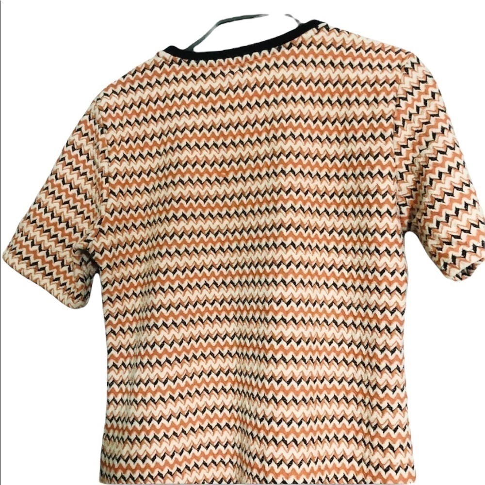TopShop striped chevron woven dress retro vintage - Picture 7 of 8